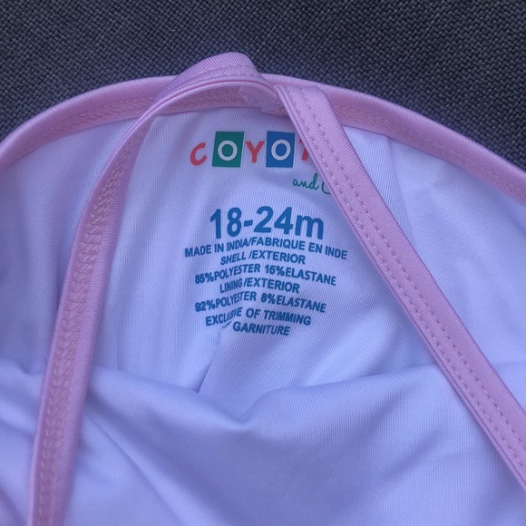 One Piece Baby Star/ Zig Zag Lines Bathing Suit - Picture 4 of 4